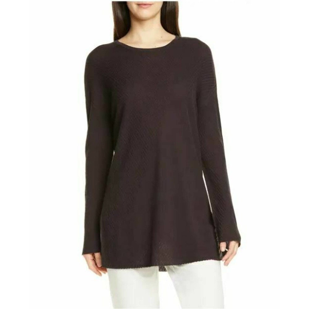 Eileen Fisher Round Neck Tunic Top XXS